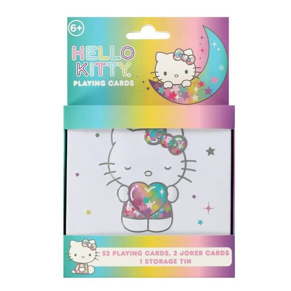 Hello Kitty Playing Cards With Storage‎ Tin - Picture 1 of 7